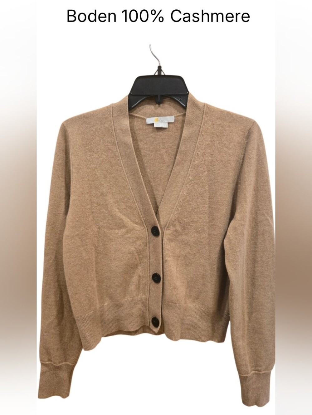 Boden 100% Cashmere Cardigan Sweater Sz 8us